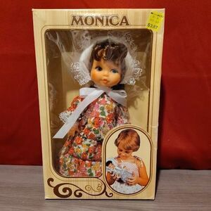 Rare Vintage 10 Inch Monica Doll by Ocean Toys Made for Kmart 1970s